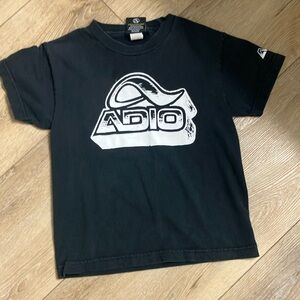 Kids Black T-Shirt Audio size small